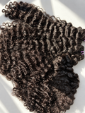 Virgin Brazilian Burmese Curly  Human Hair Bundles – Natural #1B
