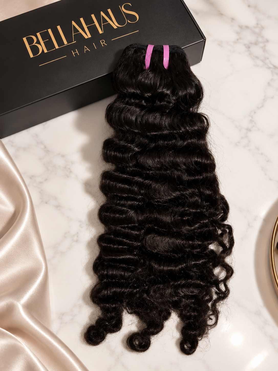 12A Raw Vietnamese Burmese Curly Hair Bundles — Natural #1B